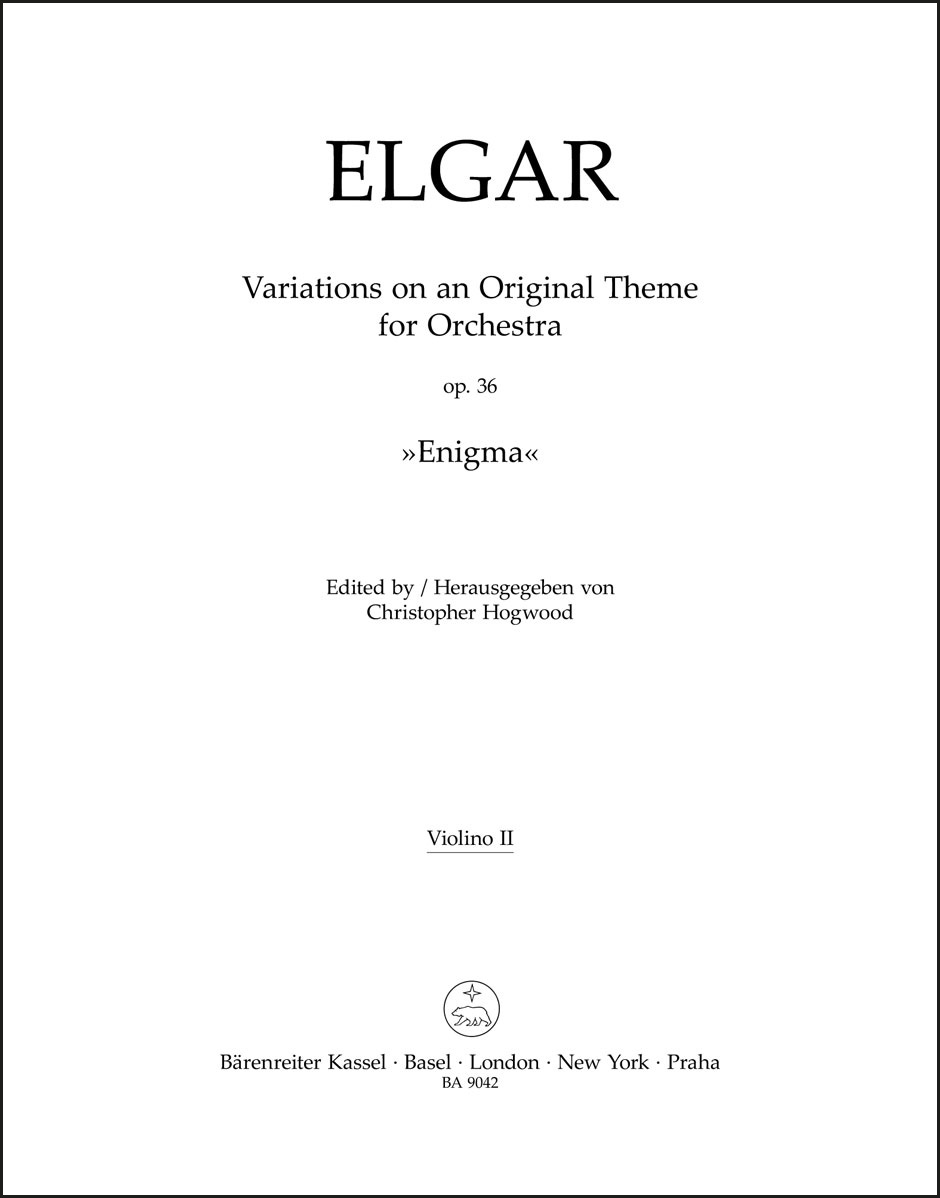 Variations on an Original Theme for Orchestra op. 36 "Enigma"