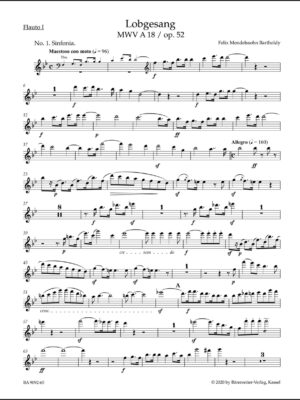 Lobgesang / Hymn of Praise op. 52 MWV A 18