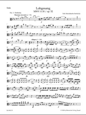Lobgesang / Hymn of Praise op. 52 MWV A 18