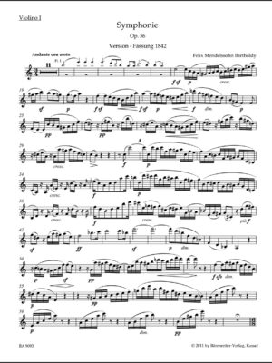Symphony in A minor op. 56 "Scottish" (1842-1843)