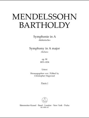 Symphony in A major op. 90 "Italian" (1833-1834)