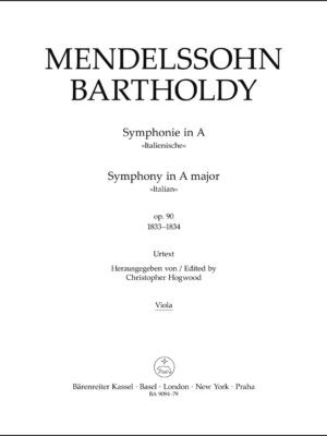 Symphony in A major op. 90 "Italian" (1833-1834)