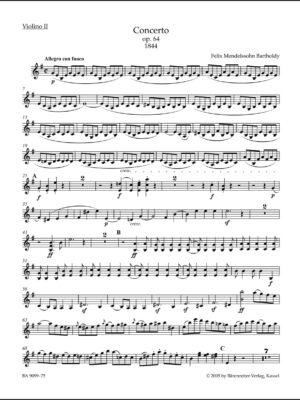Concerto for Violin and Orchestra in E minor op. 64
