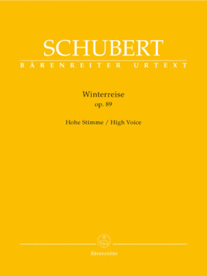 Winterreise High Voice op. 89 D 911