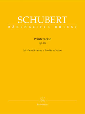 Winterreise Medium Voice op. 89 D 911