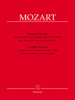 Grande Sonate for Clarinet (or Violin) and Piano (1809)