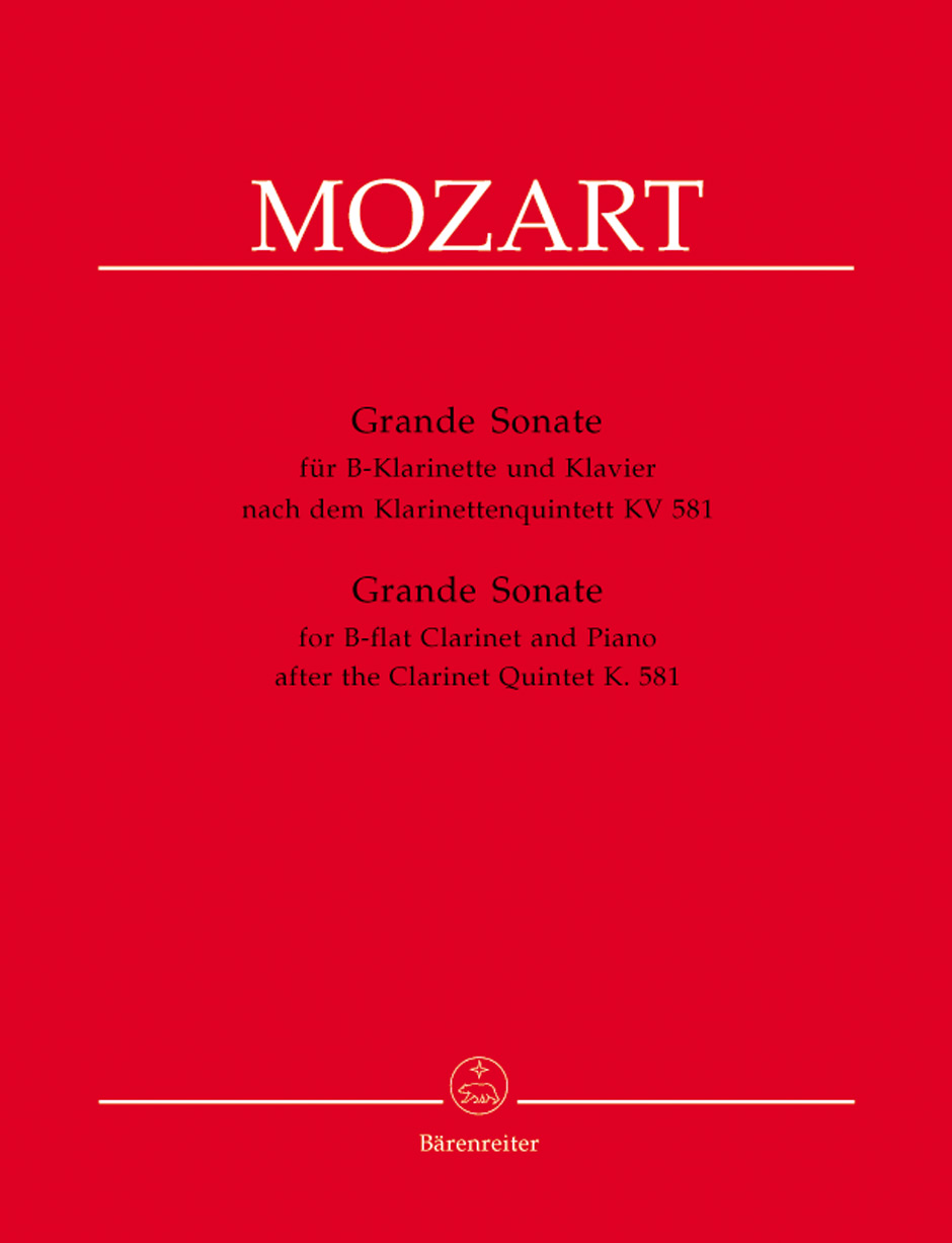 Grande Sonate for B-flat Clarinet and Piano