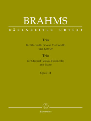 Trio für Klarinette (Viola), Violoncello und Klavier op. 114