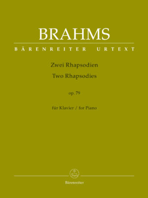 Two Rhapsodies for Piano op. 79