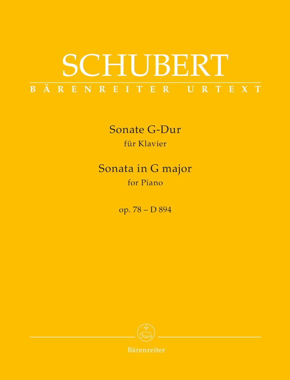 Sonata for Pianoforte in G major op. 78 D 894