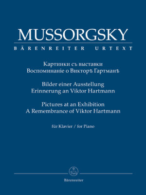 Pictures at an Exhibition. A Remembrance of Viktor Hartmann for piano