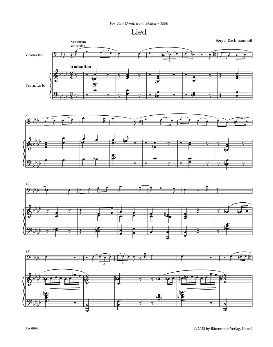 Works for Violoncello and Piano - Image 2