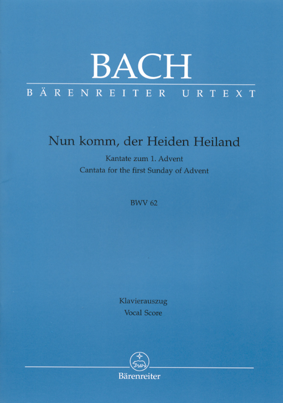 Nun komm, der Heiden Heiland BWV 62