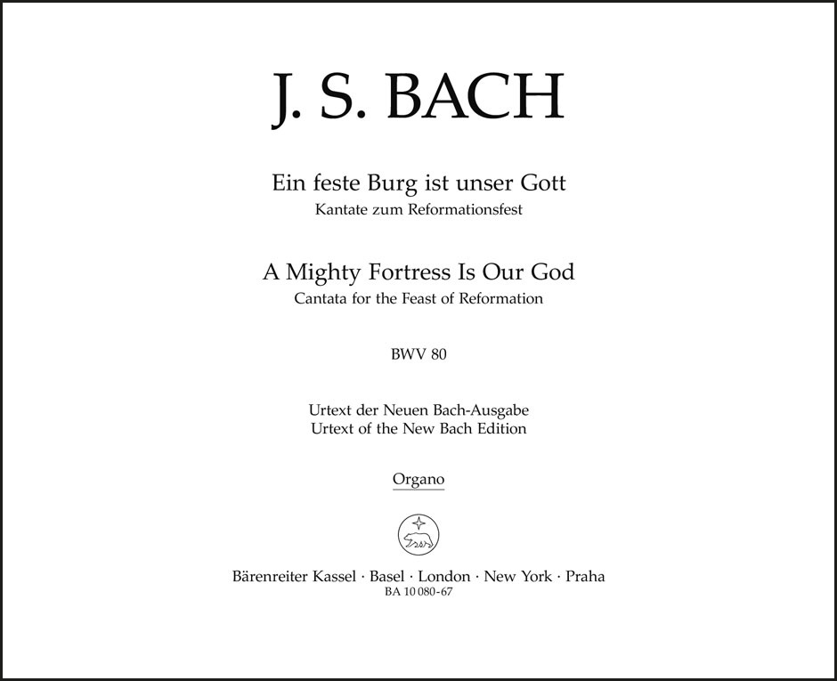A Mighty Fortress is Our God BWV 80