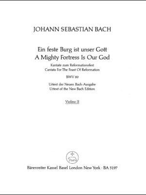 A Mighty Fortress is Our God BWV 80