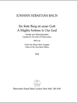 A Mighty Fortress is Our God BWV 80