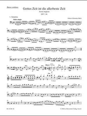 Mighty God, His time is ever best BWV 106 "Actus tragicus"