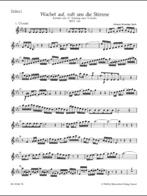 Wake ye maids! hark, strikes the hour BWV 140