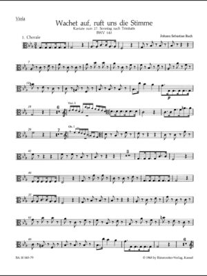 Wake ye maids! hark, strikes the hour BWV 140