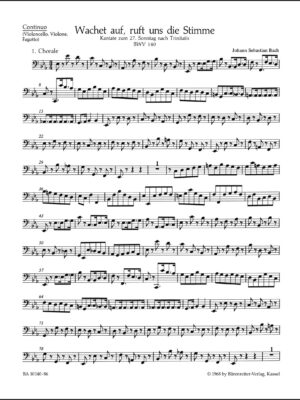 Wake ye maids! hark, strikes the hour BWV 140