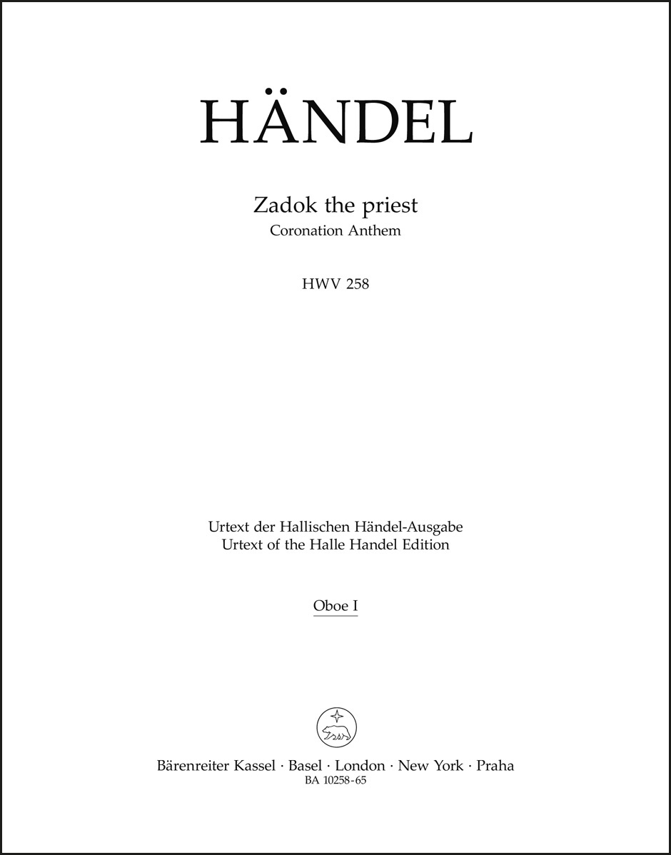 Zadok the priest HWV 258
