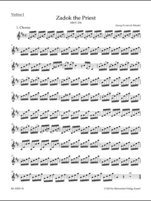 Zadok the priest HWV 258