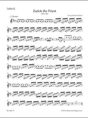 Zadok the priest HWV 258