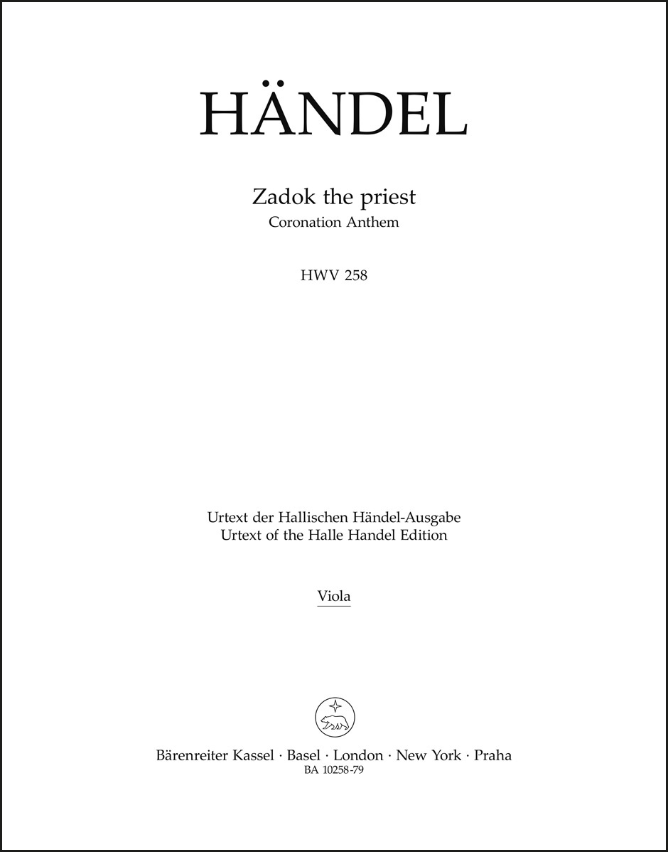 Zadok the priest HWV 258