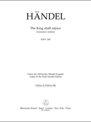 The King shall rejoice HWV 260