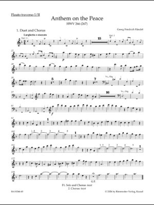 Anthem on the Peace HWV 266 (267)