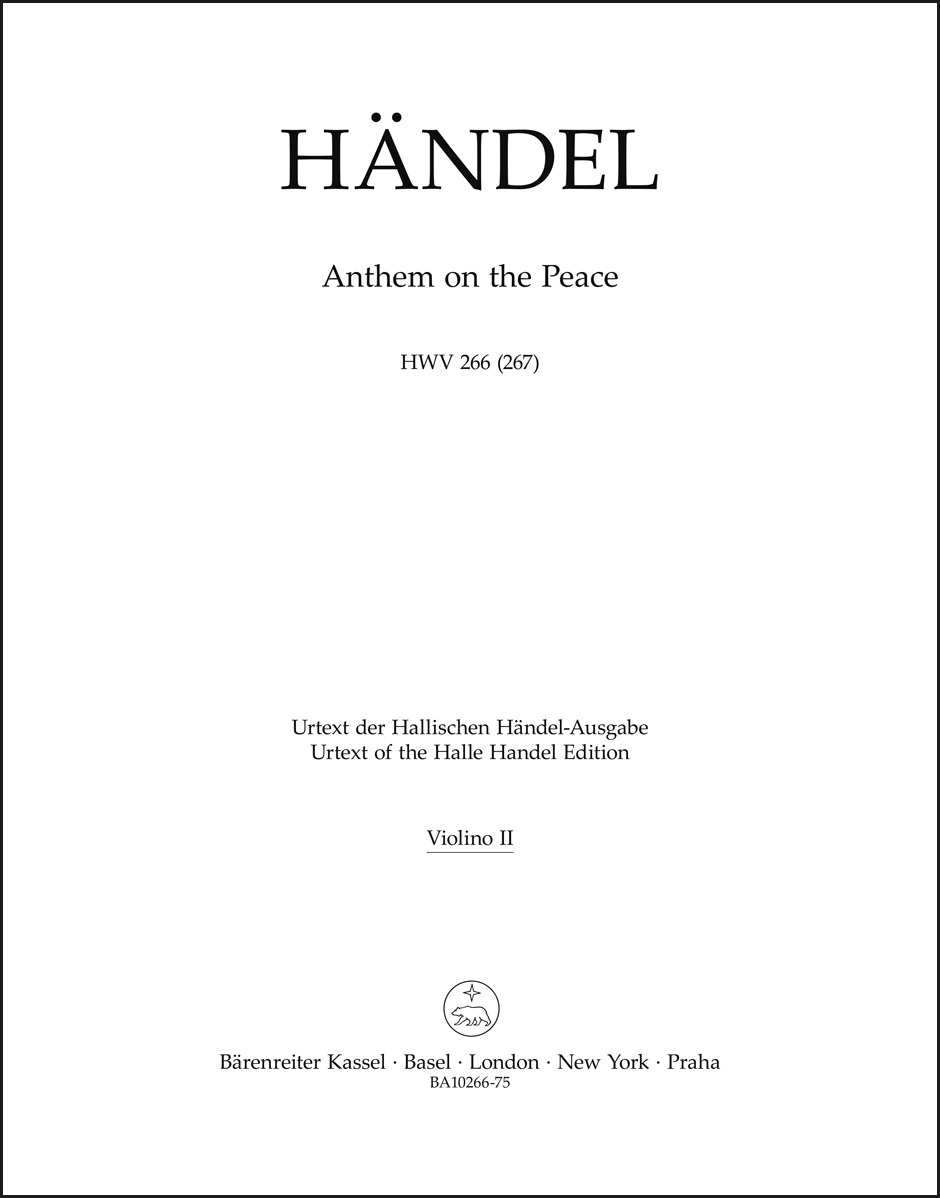 Anthem on the Peace HWV 266 (267)