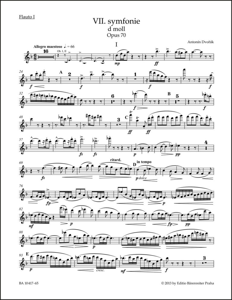 Symphony no. 7 in D minor op. 70