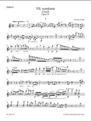 Symphony no. 7 in D minor op. 70