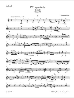 Symphony no. 7 in D minor op. 70