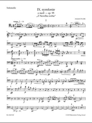 Symphony no. 9 in E minor op. 95 "New World"