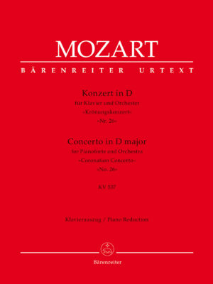 Concerto for Pianoforte and Orchestra no. 26 in D major K. 537 "Coronation Concerto"