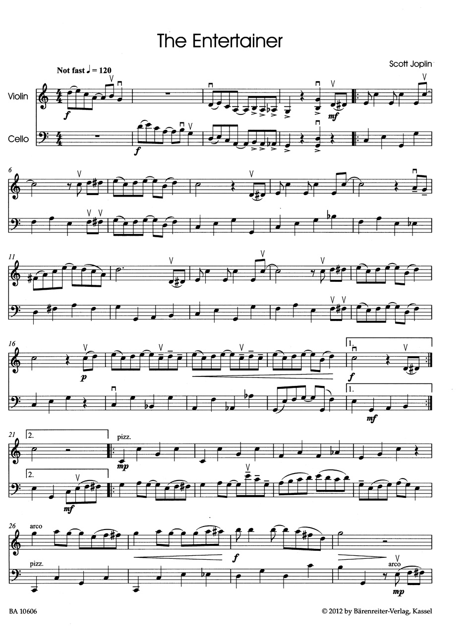 The Roots of Jazz for Violin and Violoncello - Image 2