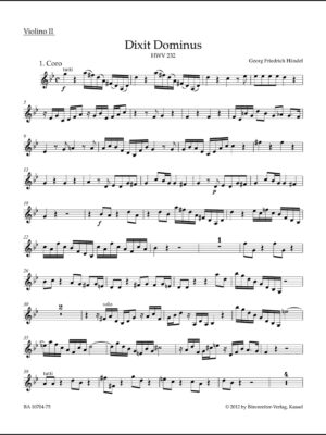Dixit Dominus HWV 232