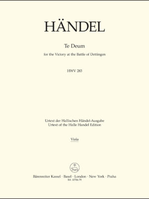 Te Deum for the Victory at the Battle of Dettingen HWV 283