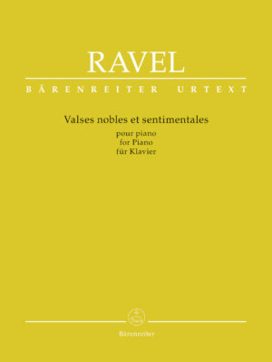 Valses nobles et sentimentales for Piano