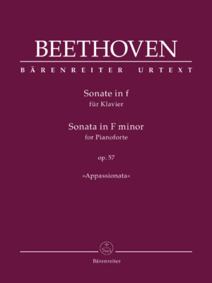 Sonata for Pianoforte in F minor op. 57 "Appassionata"
