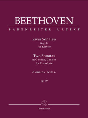Two Sonatas for Pianoforte in G minor, G major op. 49