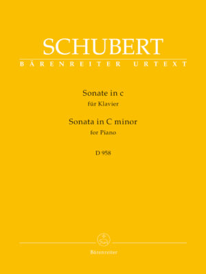 Sonata for Piano in C minor D 958