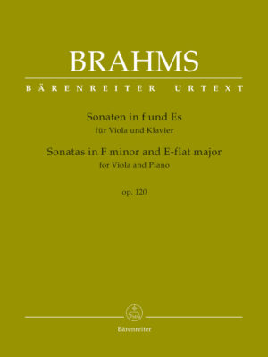Sonatas in F minor and E-flat major for Viola and Piano op. 120