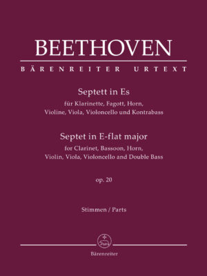 Septet for Clarinet, Bassoon, Horn, Violin, Viola, Violoncello and Double Bass in E-flat major op. 20