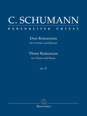 Three Romances for Violin and Piano op. 22