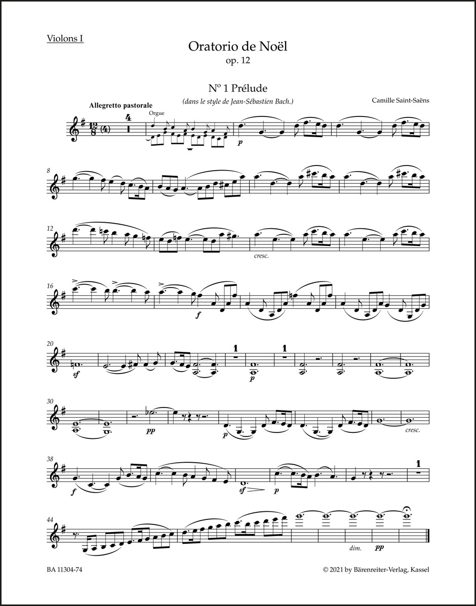 Oratorio de Noël op. 12