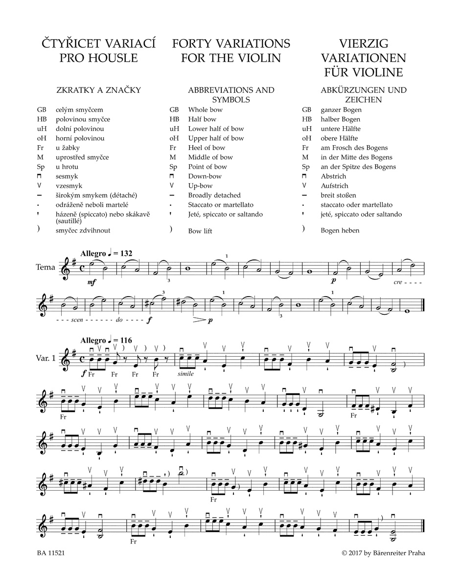 Forty Variations for the Violin op. 3 - Image 2