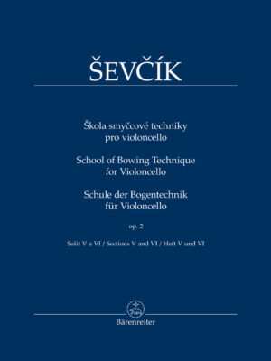 School of Bowing Technique for Violoncello op. 2