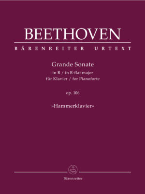 Grande Sonate for Pianoforte in B-flat major op. 106 "Hammerklavier"